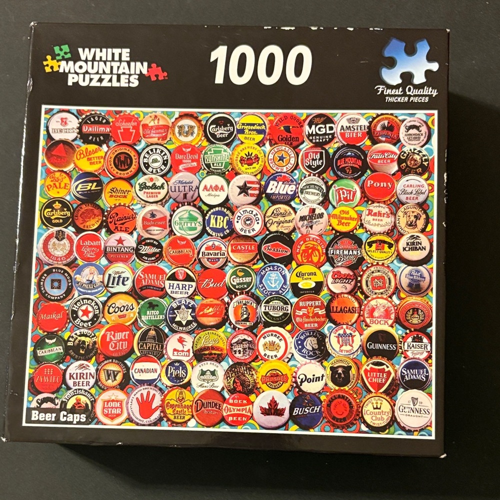 Vintage Beer Caps - 1000 piece puzzle